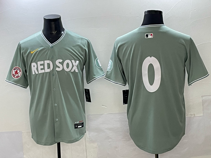 Men Boston Red Sox 0 green Game 2025 Nike MLB Jersey 001